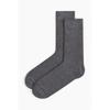 H M baMboo Blend Socks Dark Grey Marl