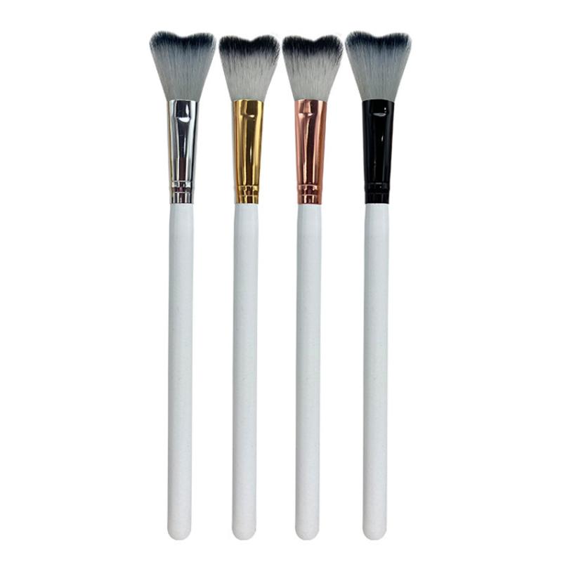 1 Pcs Lash Shampoo Curved Brush For Eyelash Extension Cleansing,Soft Makeup Removal Bath Swoop Brush Tools