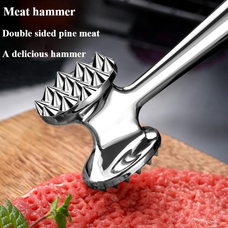 High Quality Double-Sided Meat Hammer for Household Meat Beef & Pork Chopping Tools for Kitchen Gadgets Steak Smash Meat Tools