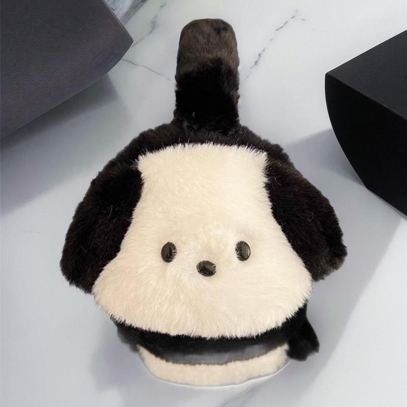 Милые зимние плюшевые наушники с героями мультфильмов для детей - теплые наушники для мальчиков, учеников начальной школы, защита от холода