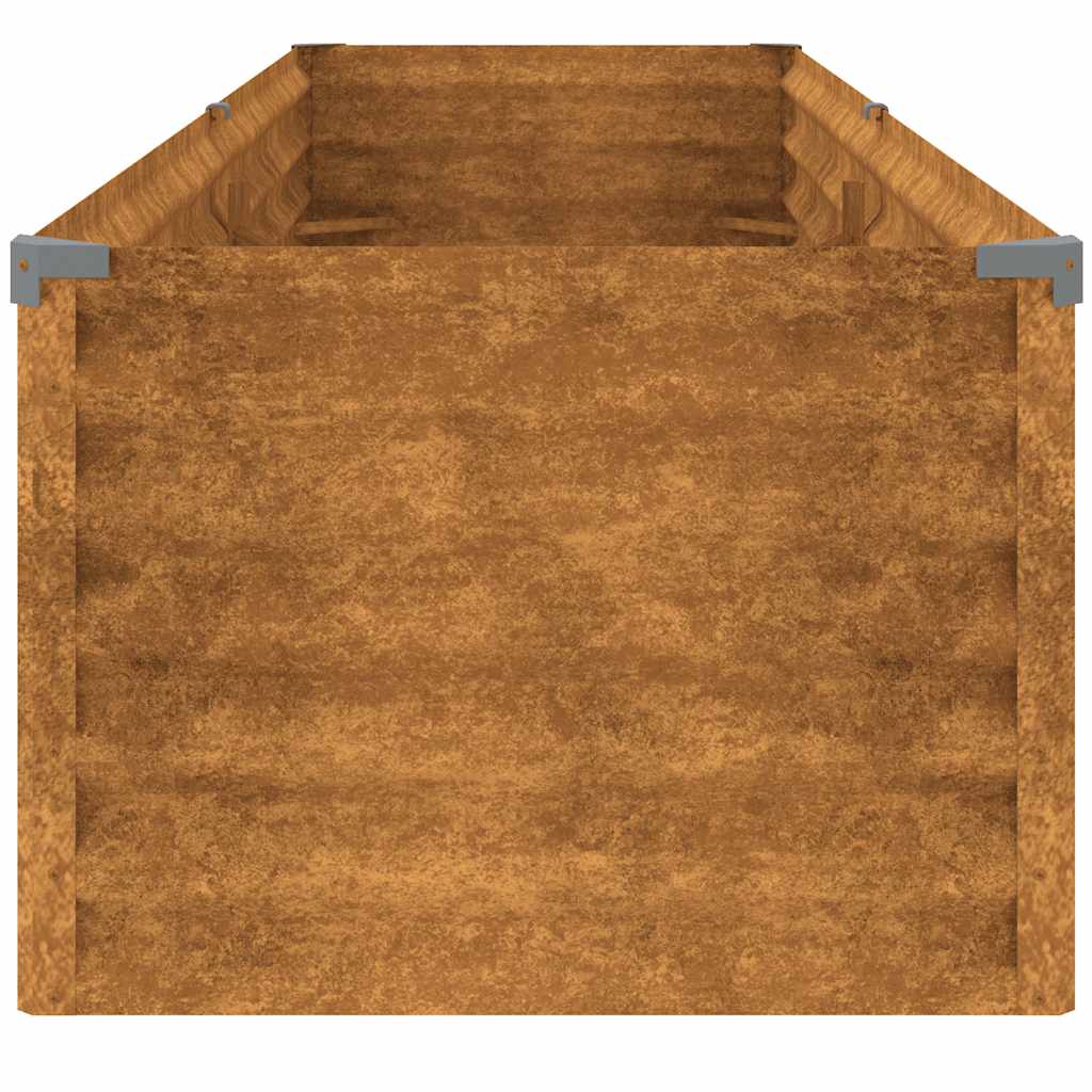Garden Raised Bed 194 x 50 x 36 cm Corten Steel