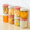 Glass Sealed Jar Kitchen Refrigerator Storage Jar Leak-Proof Food Storage Container Milk Fruit Coffee Fresh-keeping Jar With Lid