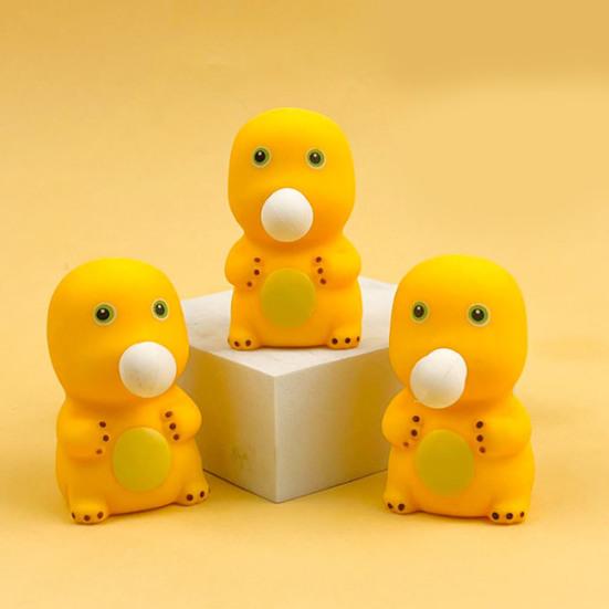 Игрушка-динозавр, мягкая резина, милый мультяшный молочный дракон, дующий воздушный шар, сжимает снятие стресса, щепотку