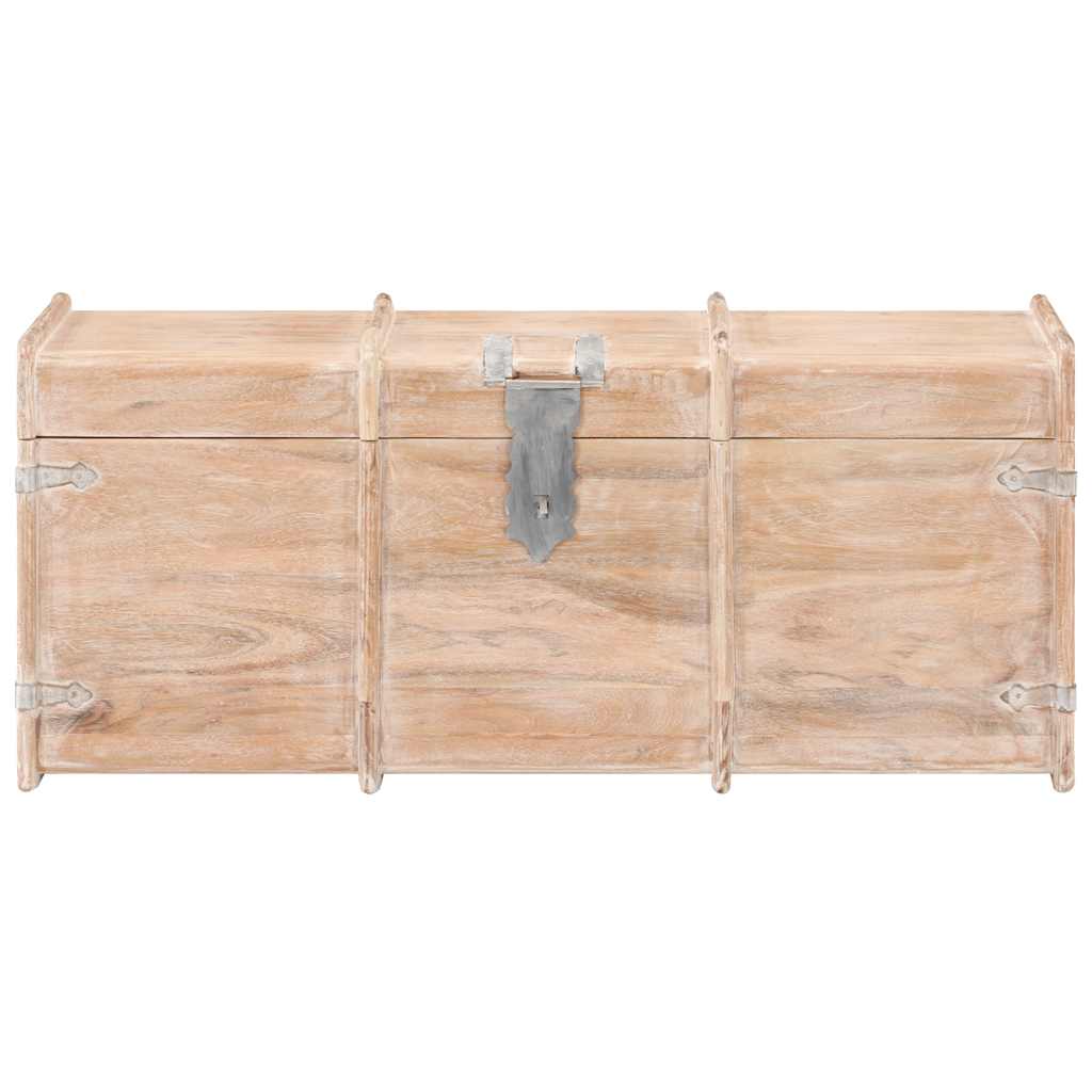 Wooden Chest 90 x 40 x 40 cm Solid Acacia Wood