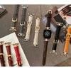 Роскошный золотой металлический ремешок из натуральной кожи для IWatch Series 8 7 6 5 4 3 SE женский тонкий ремешок для Apple Watch 41 мм 40 мм 38 мм 45 42 44 49
