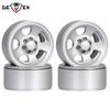 4PCS Metal Retro 5 Spokes 1.9" Beadlock Wheels Rim 55x26mm for 1/10 RC Crawler  TRX4 SCX10 Capra RR10 Wraith Redcat GRN8