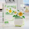 DIY Micro-Particle Building Blocks: Rose Sunflower Flower Basket Educational Toy & Desktop Ornament