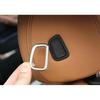 ABS Silver Seat Headrest Button Switch Ring Trim For BMW 5 Series G30 2018-