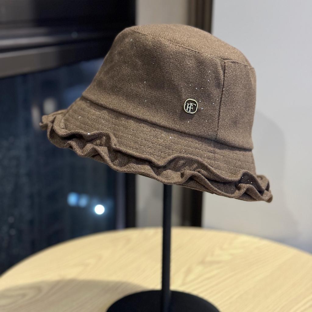 Маленькая ароматная шляпа рыбака во французском стиле для женщин, осенне-зимняя, подчеркивающая лицо, маленькая, для улицы, повседневная, универсальная и модная шляпа-панама, тренд