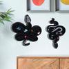 Wooden Art Wood Display Shelf Solid Crystal Storage Holder Snake-shaped Storage Rack  Home Decor