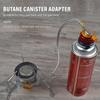 1PCS Camping Stove Adapter Propane Adapter Lindal Valve Butane Tank Gas Bottle Adapter