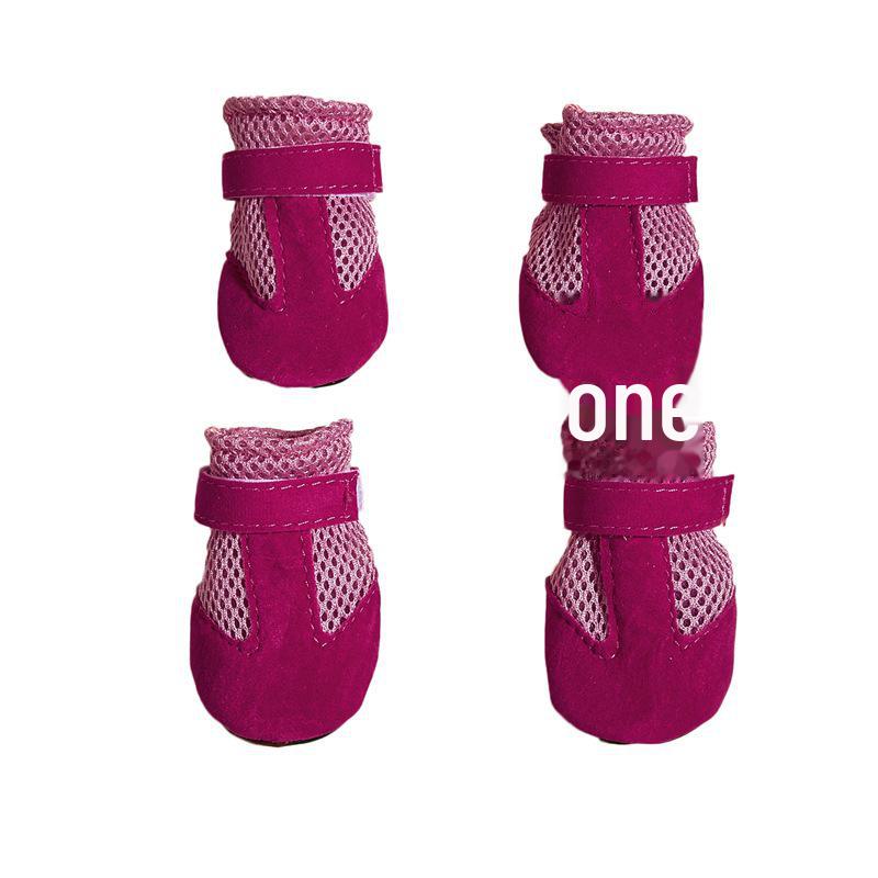 Summer Mesh Breathable Dog Shoes - Casual and Comfortable for Indoor Use