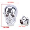 Blue LED Skull Head Gear Car Shift Knob Shifter Lever MT Manual Transmission