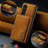 2 в 1 Съемный кожаный держатель для карт Кошелек-чехол Для Samsung Galaxy Z Fold 6 5 4 5G Fold4 Fold3 Магнитная сумка для карт Чехол-подставка