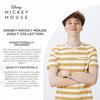 Мужские двухцветные наручные часы Disney Микки Маус. часы 2 - двухцветный корпус/двухцветный браслет из нержавеющей стали.