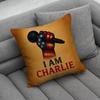 Charlie KKirk Cross Print Pattern Sofa Cushion Cover Pillowcase Home Party Car Bedding