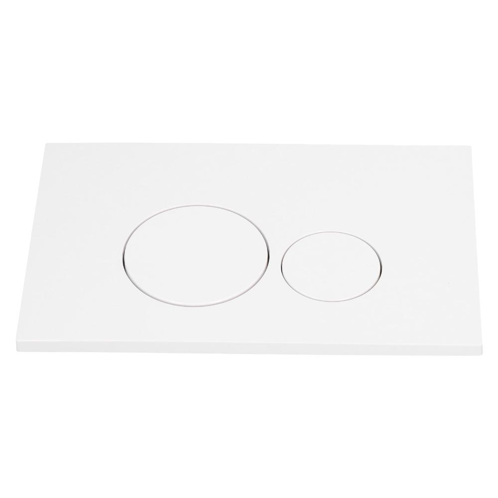 Wall Mounted Flush Button Panel White Water Tank Panel Durable Flush Actuator Plate Home