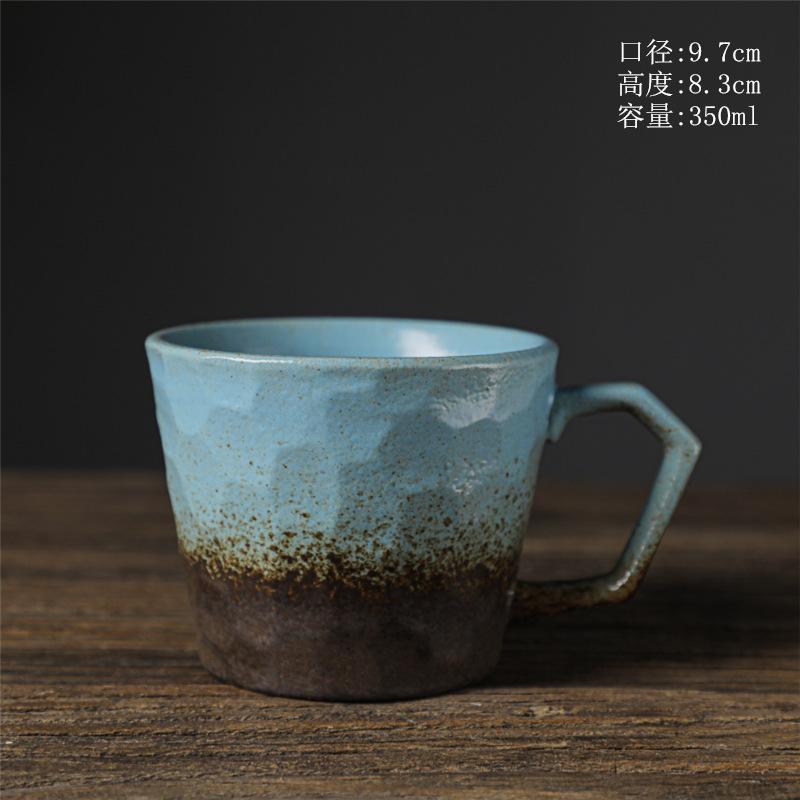 Керамическая чашка для завтрака, высококачественная пара, чашка для воды, грубая керамическая чашка для кофе, ретро-креативная чашка