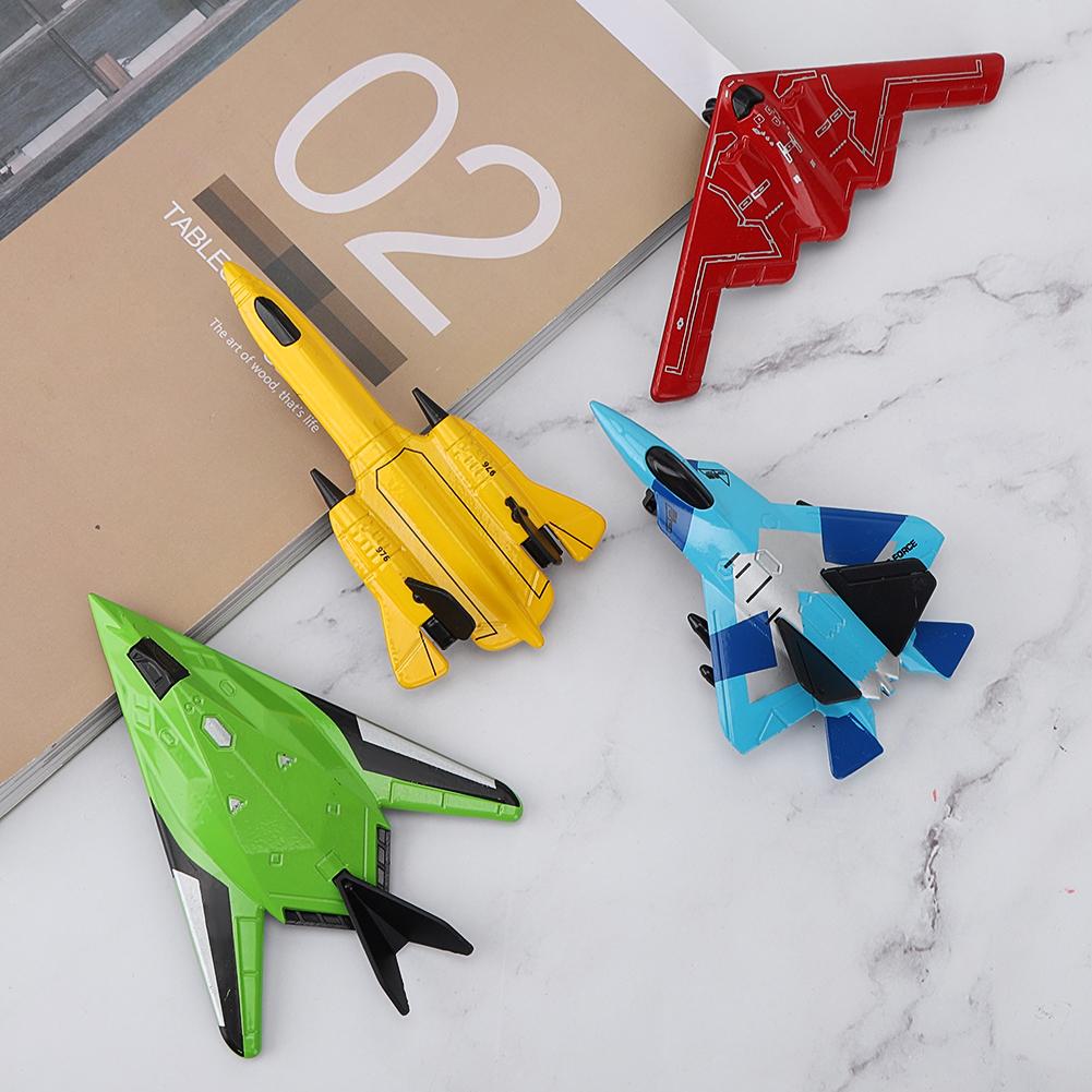 Child Simulation Airplane Model Alloy Kid Early Educational Funny Pull Back Toy