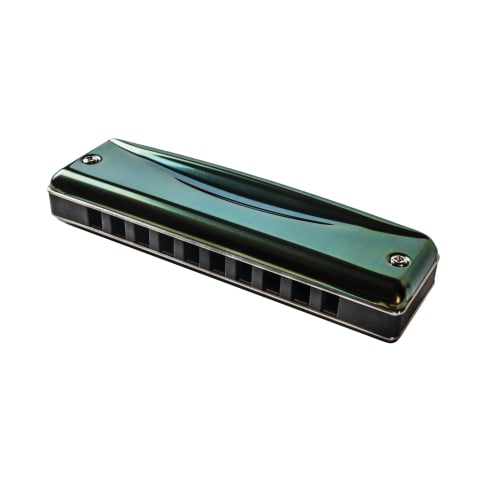 SUZUKI 10-hole Harmonica OLIVE C-20 In C Key