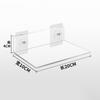 Invisible Acrylic Floating Wall Ledge Shelf,Wall Mounted Nursery Kids Bookshelf Spice Rack Bathroom Storage Display Shelves