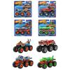 Hot Wheels Monster Truck Transporter Assorted Vehicle Toy Mini Car 4 Cars Box Sold Ages 3 and Up Multi 986F-HWN86