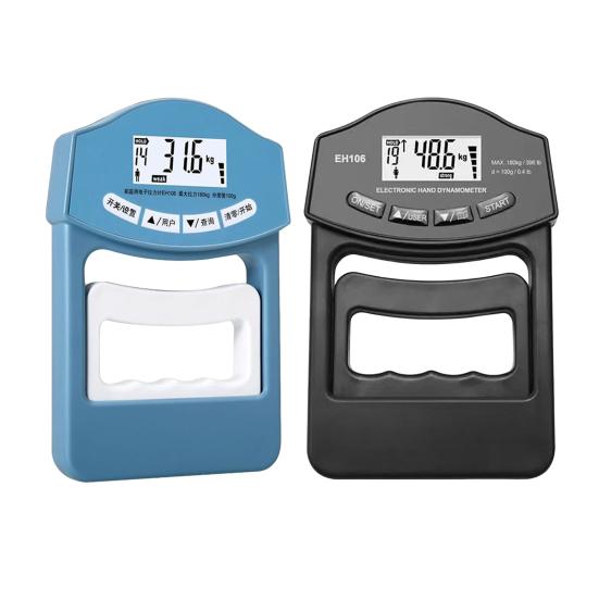 Электрический тестер силы захвата светодиодный динамометр регулируемый дисплей рукоятка 396 фунтов/180 кг измеритель захвата