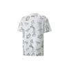 Puma Мужская футболка с круглым вырезом и круглым вырезом с принтом X Garfield Sport Life Series, белые 534434-02