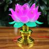 1Pcs Buddhistic Lotus Lamp Lotus Lamp Desktop Decoration Light Worship Buddhism