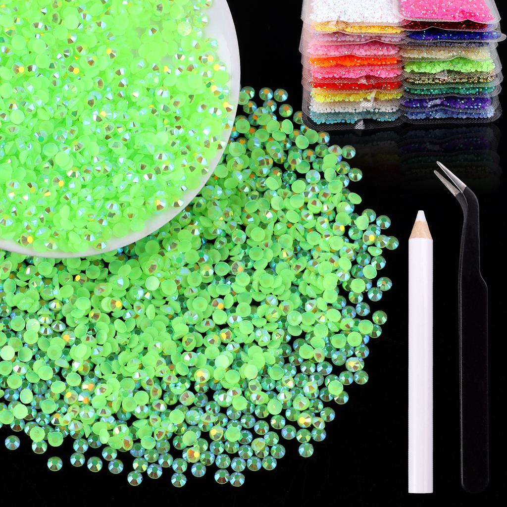 2Mm3Mm4Mm Flat Bottom Resin Drill Diy Handmade Mobile Phone Case Beauty Sticker Drill