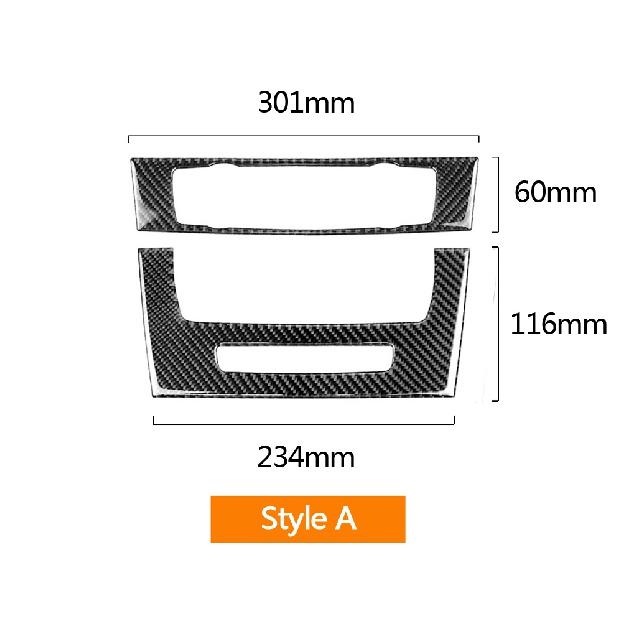Настоящее углеродное волокно, накладка на панель кондиционера для BMW 3 серии E90 E92 E93 2005-2012, абсолютно новый высококачественный автомобиль