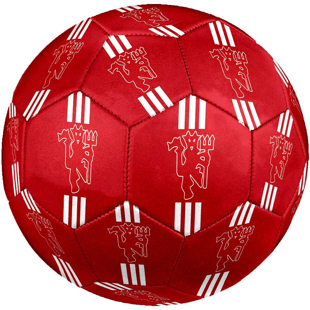 Manchester Crest Soccer Ball Size 5 Football Machine-Stitched Indoor/Outdoor Training and Matches Perfect Commemorative Gift for Soccer Lovers