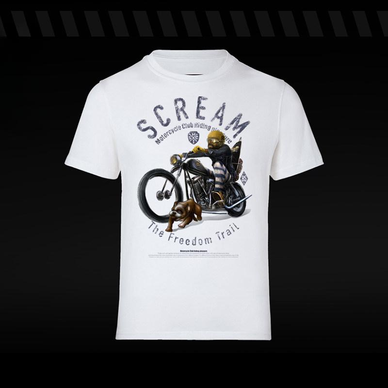 2026 Motorcycle Latte R Nine T Motorcycle Unisex Summer ShortSleeved TShirt Large Size Printed Custom Clothes