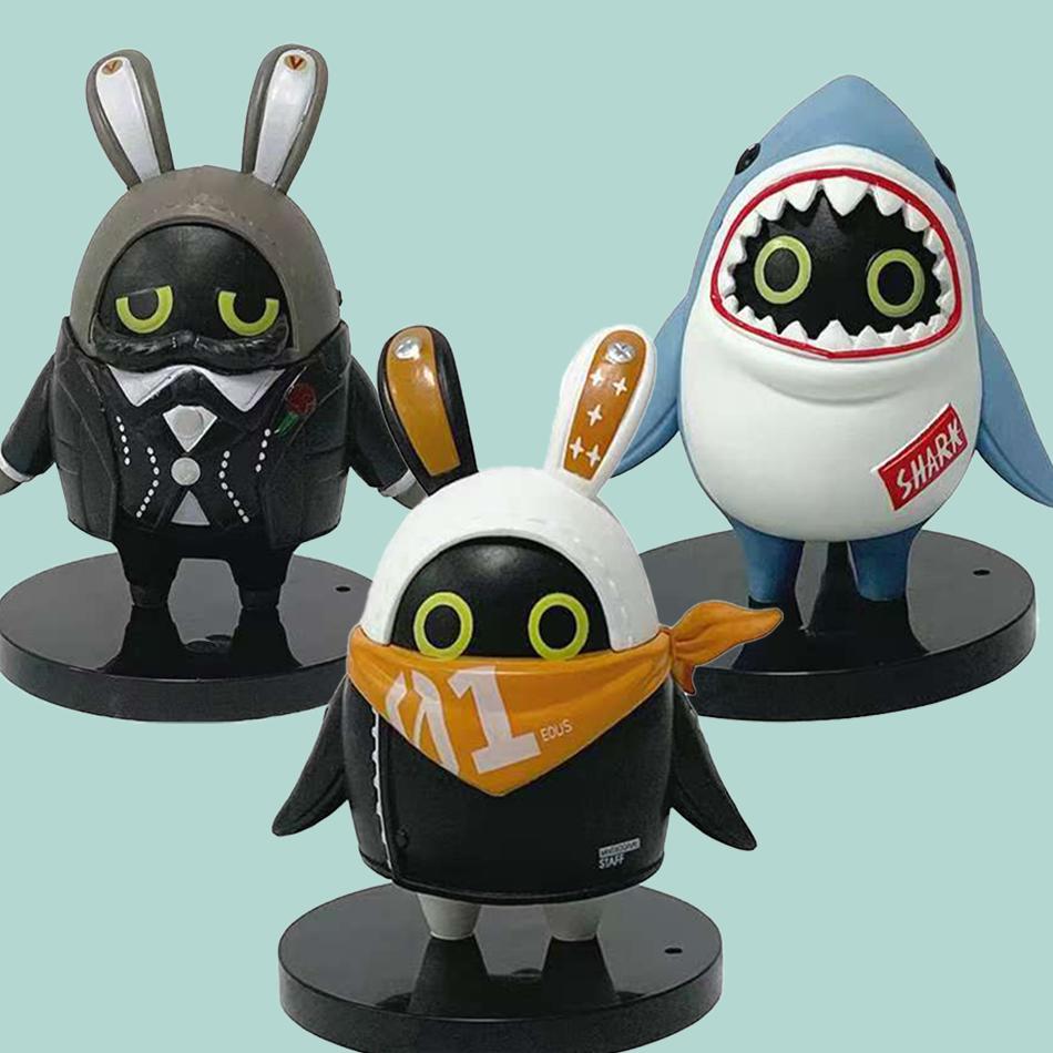 Новая Фигурка из Игры Zenless Zone Zero Банбу EOUS Шаркбу Амиллион Милые Мультяшные Аксессуары ПВХ Мягкая Резина 3D Фигурка Подарки