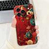 Красивый Цветочный Чехол Для Телефона Для iPhone 17 Pro Max 17 Air Мягкий Силиконовый Ударопрочный Чехол Для iPhone17 17Pro 17Air Защитные Бамперы