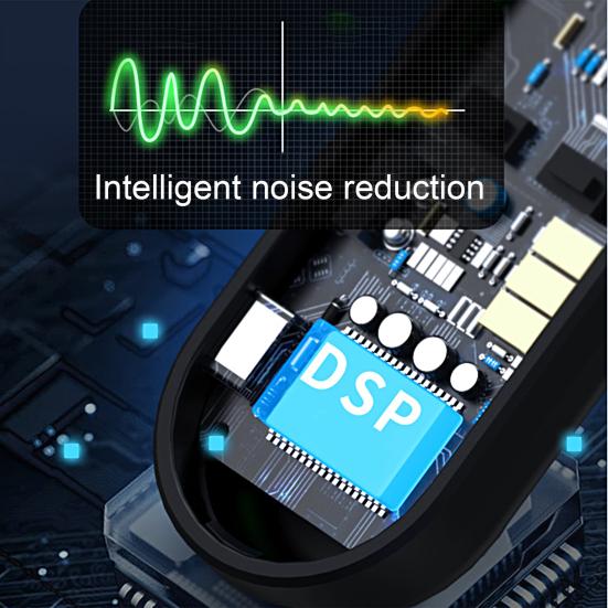 1 Комплект Гарнитура с Микрофоном Высококачественная Интеллектуальное Шумоподавление Plug Play 2.4G Беспроводная