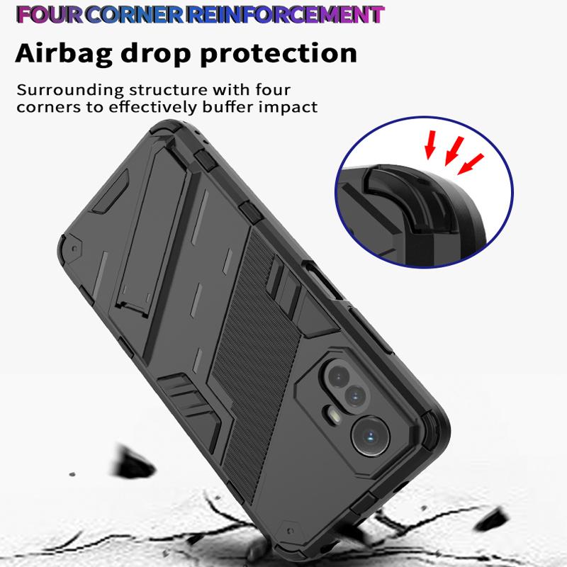 Ударопрочный чехол для Xiaomi Redmi Note 12 13 Pro Plus + 12S 4G 5G Protect Armor Holder Back Coque для Redmi 12C 13C Phone Cover