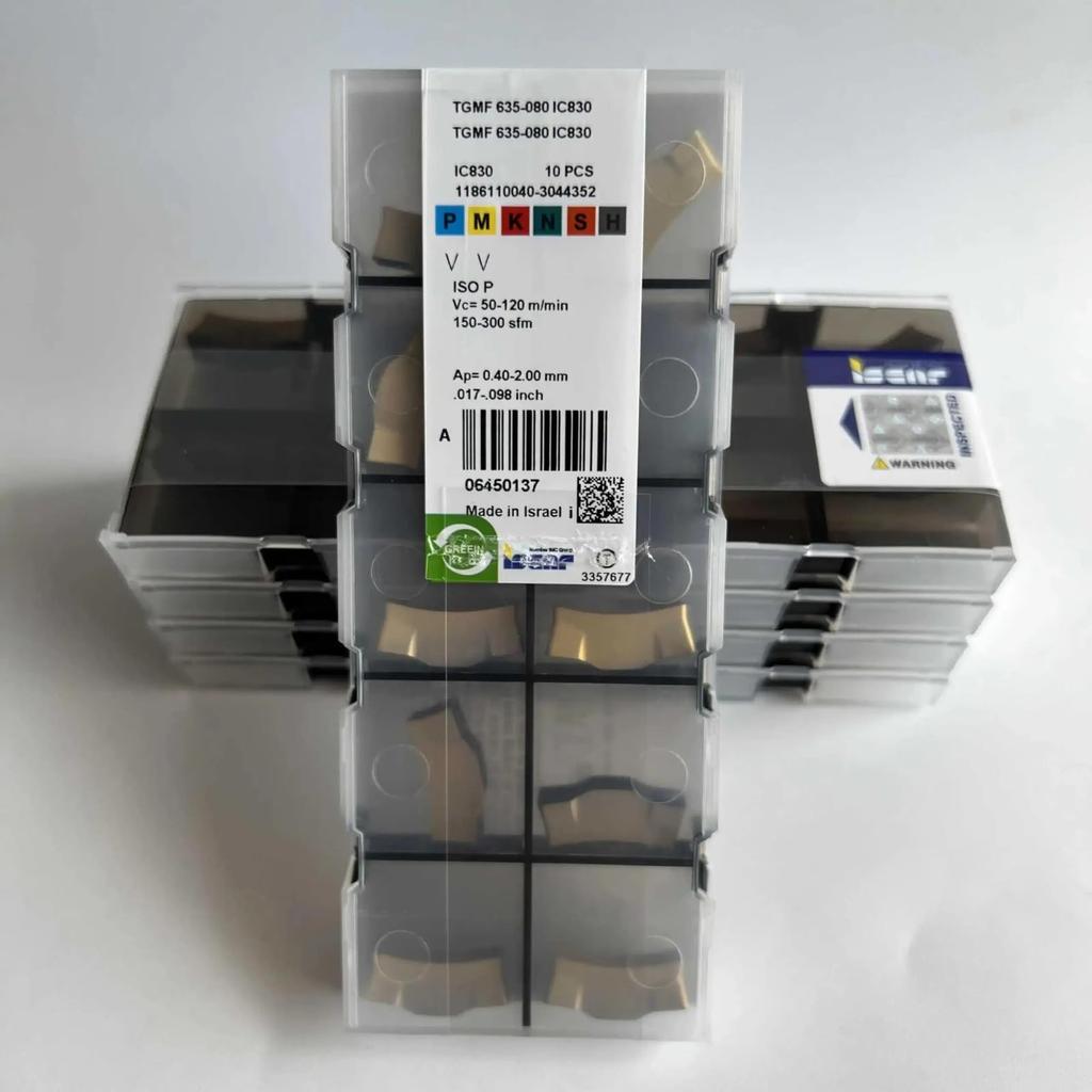 TGMF635-080 IC830 /Промышленные сменные твердосплавные пластины 10 шт.