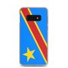 Coque Téléphone - Samsung - Galaxy S10e - Drapeau République Démocratique Du Congo - Souple - Multicolore