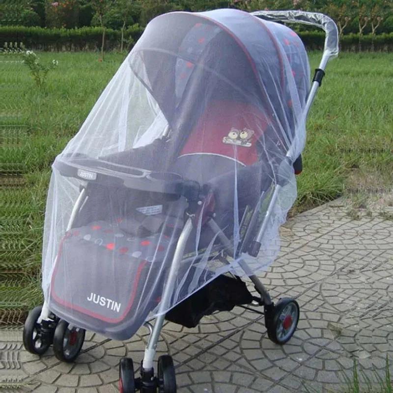 Baby Stroller Mosquito Net Pushchair Cart Insect Shield Net Mesh Safe Infants Protection Mesh Cover Baby Stroller Accessories