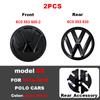 ABCD1 VW Car Front Grill Badge Rear Trunk Lid Emblem Logo 6C0853600 Auto Accessories For Volkswagen Polo 6 6C 2014 2015 2016 2017 2018