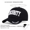 Unisex SECURITY Letter Embroidery Baseball Caps Outdoor Adjustable Spring and Autumn Casual Sunscreen Hat
