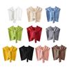 Knitting Shawl Solid Color Design Soft Textured Fabric Easy To Wear Shawl Cozy Wrap Scarf Daily Wear