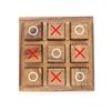 Wooden Tic Tac Toe Board Game XO Chess Parent Child Interaction Party Spiele Juegos De Mesas Para Toda La Familia