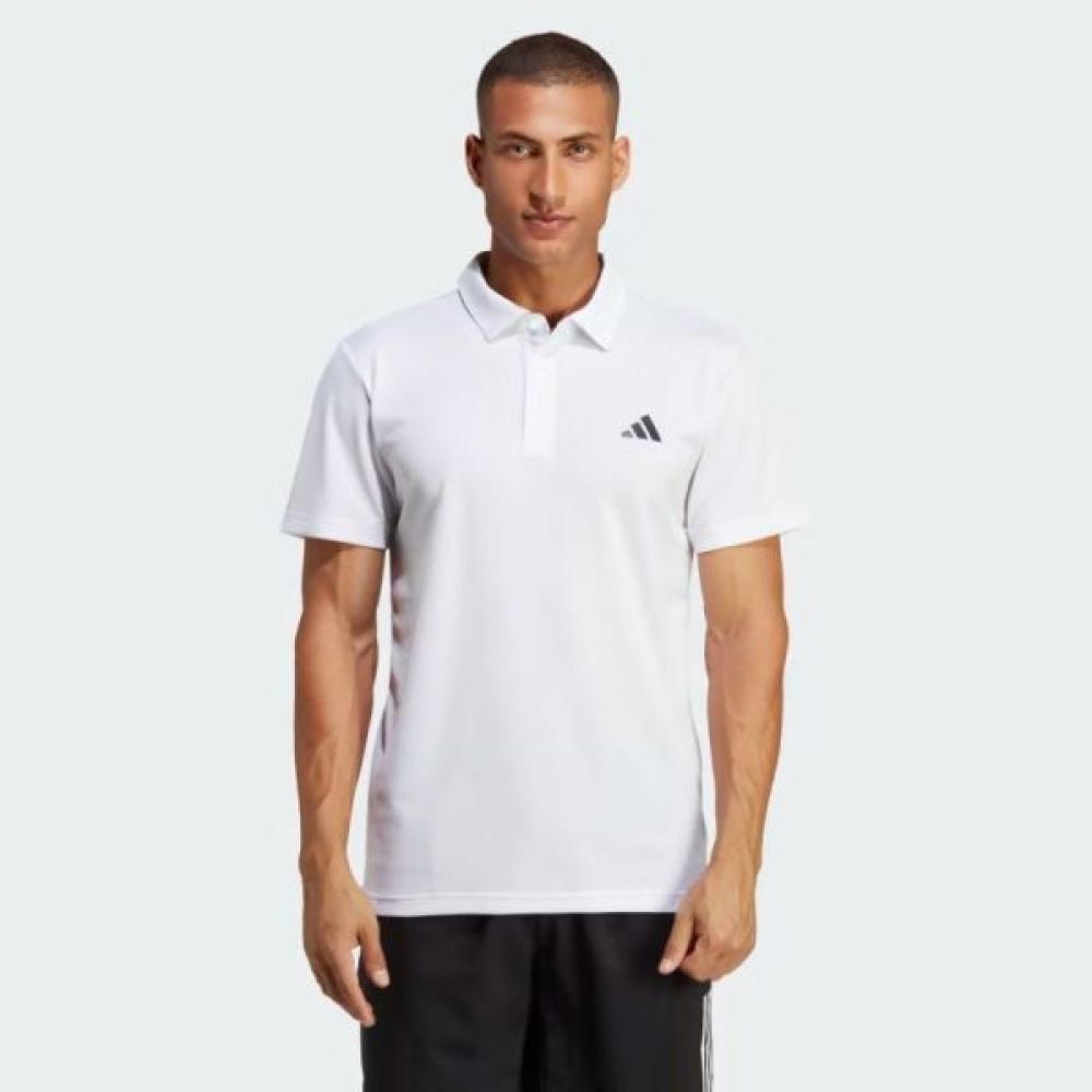 Adidas Unisex Tennis Fab Polo Shirt Functional Karati Regular Fit White