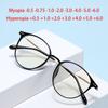 Round Rivet Frame Prescription Spectacles Myopia -0.5 To -6.0 Super Light Hyperopia +0.5 To +6.0