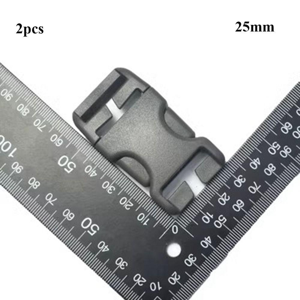 2pcs 5 Colors Side Release Buckle Plastic Camp Bag Parts Hot sale Curved Buckles  Outdoor Tools