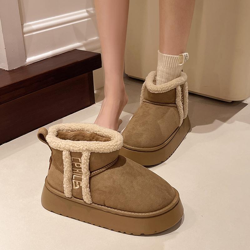 Женские зимние сапоги 2024 Новые зимние сапоги с утолщенным пухом Женские водонепроницаемые удобные ботильоны Модные теплые туфли на платформе Женские