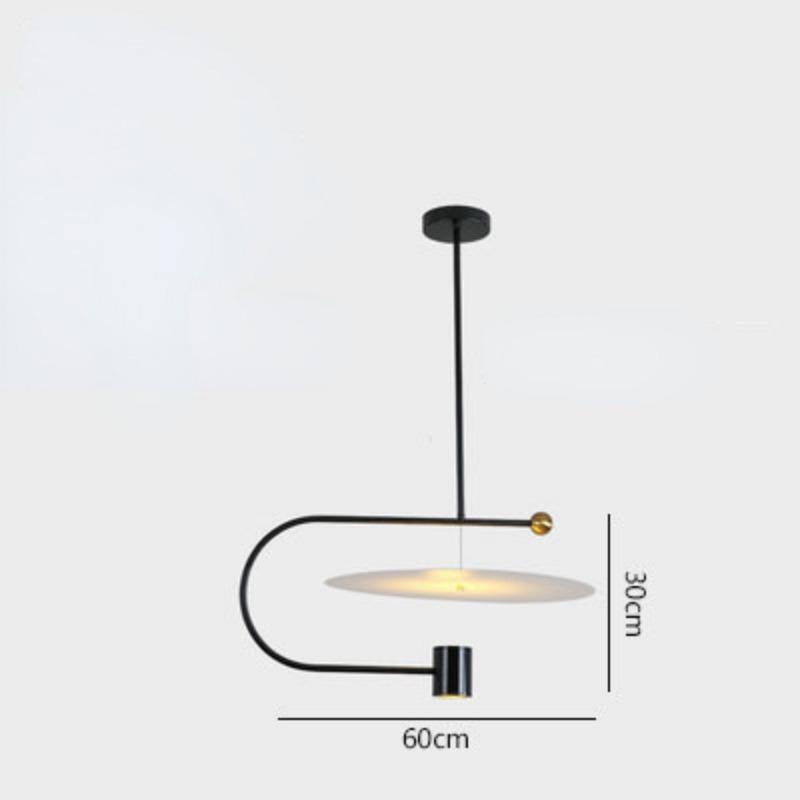 Простая современная люстра для столовой, бара, креативная модная люстра для спальни, кабинета, балкона