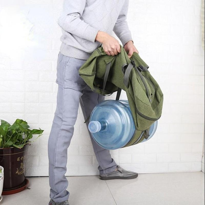 Мужской рюкзак, сверхвместительный холщовый рюкзак, мужской расширяемый износостойкий альпинистский рюкзак, большой рюкзак, дорожная сумка